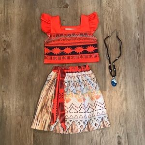 Moana Halloween costume 2T, EUC